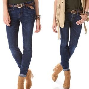 CURRENT ELLIOTT DARK WASH SKINNY JEANS SIZE 27 X 33